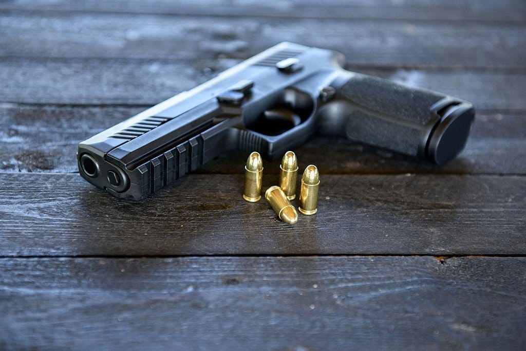 Handgun Laying on Table - Arlington LTC Online - Arlington Concealed Carry Handgun License - Arlington Texas